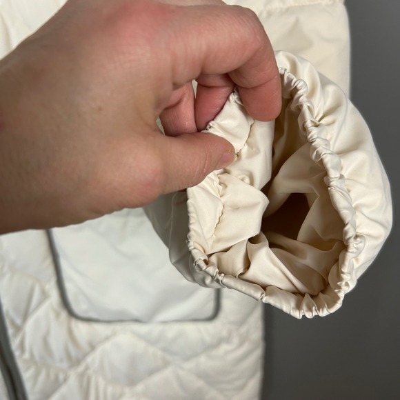 Lands End Puffer Coat Women's 2X Long ThermoPlume Insulated Coat Quilted Hooded - Picture 11 of 15